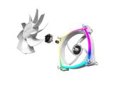 Montech RX120 PWM REVERSE Fan ARGB, White снимка №5