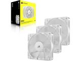 Corsair RS120 120mm PWM Fans Triple Pack White снимка №2 Corsair RS120 120mm PWM Fans Triple Pack White снимка №2