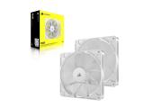 Corsair RS140 140mm PWM Fans Dual Pack White снимка №2