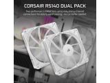 Corsair RS140 140mm PWM Fans Dual Pack White снимка №6