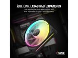Corsair iCUE LINK LX140 RGB 140mm PWM Black 2x pack снимка №6