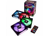 Описание и цена на вентилатори &raquo; комплект TRENDSONIC ARGB FAN 4PCS plus ARGB controller and Remote