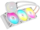 Corsair NAUTILUS 360 RS ARGB Liquid CPU Cooler - White CW-9060095-WW снимка №2