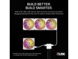 Corsair iCUE LINK RX120 MAX RGB 120mm PWM Thick Fans Starter Kit - White снимка №6 Corsair iCUE LINK RX120 MAX RGB 120mm PWM Thick Fans Starter Kit - White снимка №6