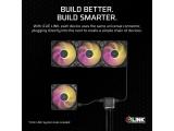 Corsair iCUE LINK RX140 MAX RGB 140mm PWM Thick Fans Starter Kit Dual Pack снимка №6 Corsair iCUE LINK RX140 MAX RGB 140mm PWM Thick Fans Starter Kit Dual Pack снимка №6
