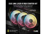 Corsair iCUE LINK LX120-R RGB 120mm PWM Reverse Fans 3x pack снимка №4