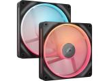 Описание и цена на вентилатори &raquo; вентилатори Corsair iCUE LINK LX140-R RGB PWM Reverse Fans 2x pack Black