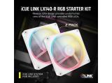 Corsair iCUE LINK LX140-R RGB PWM Reverse Fans 2x pack White снимка №4