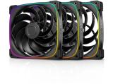 вентилатори комплект Geometric Future Fan Pack 3-in-1 140 mm Reversed Squama 2503RB-14 Black Охлаждане (охладител) Geometric Future Fan Pack 3-in-1 140 mm Reversed Squama 2503RB-14 Black