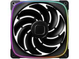 Geometric Future Fan Pack 3-in-1 140 mm Reversed Squama 2503RB-14 Black снимка №2