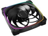 Geometric Future Fan Pack 3-in-1 140 mm Reversed Squama 2503RB-14 Black снимка №4