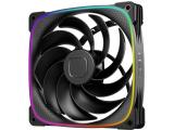 Geometric Future Fan Pack 3-in-1 140 mm Reversed Squama 2503RB-14 Black снимка №5