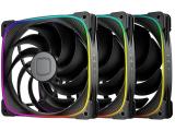 вентилатори комплект Geometric Future Fan Pack 3-in-1 Squama 2503B-14 Black Охлаждане (охладител) Geometric Future Fan Pack 3-in-1 Squama 2503B-14 Black