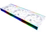Описание и цена на вентилатори » комплект Thermalright Fan Pack 3-in-1 3x120mm TL-M12QW x 3 White Infinity Mirror Daisy-Chain A-RGB TL-M12QW-3
