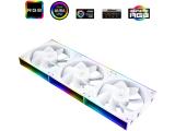 Thermalright Fan Pack 3-in-1 3x120mm TL-M12QRW x3 White Reverse A-RGB TL-M12QRW-3 снимка №2