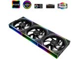 Thermalright Fan Pack 3-in-1 3x120mm TL-M12Q x3 Infinity Mirror Daisy-Chain A-RGB TL-M12Q-3 снимка №2