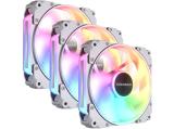 Охлаждане (охладител) Cougar APOLAR 120 ARGB REVERSE BLADE White 3 Fan Pack