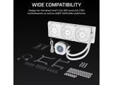 Corsair NAUTILUS 360 RS LCD Liquid CPU Cooler White снимка №4