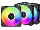 Описание и цена на вентилатори &raquo; комплект Arctic P12 Pro Reverse A-RGB 3* Pack ACFAN00333A