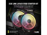 Corsair LX140-R RGB iCUE Link Dual pack CO-9051052-WW снимка №3