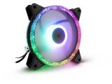 Описание и цена на вентилатори &raquo; RGB Inter-Tech ARGUS RS-071 RGB stylish RGB fan with crystal effect retail