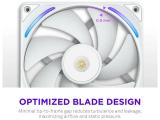 NZXT F-Series F140X RGB fan Single White RF-U14PN-W1 снимка №5