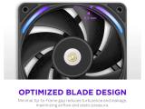 NZXT F-Series F240X RGB fan Single Black RF-U24PN-B1 снимка №5