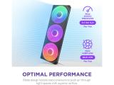 NZXT F-Series F420 RGB Core Fan Uni-Body Black RF-U42HF-B1 снимка №4