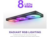 NZXT F-Series F420 RGB Core Fan Uni-Body Black RF-U42HF-B1 снимка №5