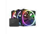 Описание и цена на вентилатори &raquo; комплект NZXT F-Series F120 RGB Fan Triple Black RF-R12TF-B1