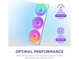NZXT F-Series F420 RGB Core fan Uni-Body White RF-U42HF-W1 снимка №4
