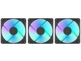 Fractal Design Dynamic 3 12 3-Pack Black RGB FD-F-DR3-1203 снимка №2