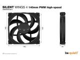 be quiet! SILENT WINGS 4 PMW high-speed, BL097, 4-pin снимка №5 be quiet! SILENT WINGS 4 PMW high-speed, BL097, 4-pin снимка №5