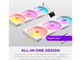 NZXT F420 RGB White RF-R242U-WF снимка №4 NZXT F420 RGB White RF-R242U-WF снимка №4