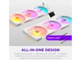 NZXT F360 RGB Reverse White RF-R236R-WF снимка №4 NZXT F360 RGB Reverse White RF-R236R-WF снимка №4