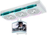 Описание и цена на охладители за процесори » водно охлаждане Lian Li Water Cooling HydroShift II OLED Curved 360 TL White