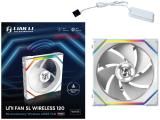 Lian LI 120mm Lian Li UNI FAN SL Wireless 120 ARGB Reverse Blade White NEW снимка №6 Lian LI 120mm Lian Li UNI FAN SL Wireless 120 ARGB Reverse Blade White NEW снимка №6