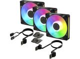 Описание и цена на вентилатори » комплект Arctic BioniX P14 A-RGB PWM 140mm Daisy Chain 3x pack Black ACFAN00341A