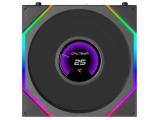 Описание и цена на вентилатори » A-RGB Lian Li Fan 120mm - UNI FAN TL LCD FLEX Black Reverse 12RTLLCD1F1B