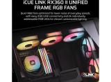 Corsair iCUE LINK RX360 II Unified Frame RGB PWM PC Fans Expansion Black CO-9051061-WW снимка №3 Corsair iCUE LINK RX360 II Unified Frame RGB PWM PC Fans Expansion Black CO-9051061-WW снимка №3