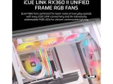 Corsair iCUE LINK RX360 II Unified Frame RGB PWM PC Fans Expansion White CO-9051062-WW снимка №3 Corsair iCUE LINK RX360 II Unified Frame RGB PWM PC Fans Expansion White CO-9051062-WW снимка №3
