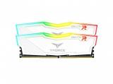 16 GB = KIT 2X8GB DDR4 3200 за компютър Team Group Delta RGB TF4D416G3200HC16CDC01 T-Force White снимка №2