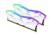 32 GB = KIT 2X16GB DDR5 6000 за компютър Team Group T-Force DELTA RGB White FF4D532G6000HC38ADC01 снимка №3