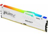 32GB DDR5 5600 за компютър Kingston FURY Beast White RGB AMD EXPO KF556C36BWEA-32 снимка №2 32GB DDR5 5600 за компютър Kingston FURY Beast White RGB AMD EXPO KF556C36BWEA-32 снимка №2