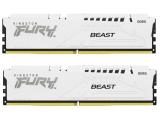 32 GB = KIT 2X16GB DDR5 5600 за компютър Kingston FURY Beast White AMD EXPO KF556C36BWEK2-32 снимка №3