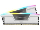 64GB = KIT 2X32GB DDR5 5600 за компютър Corsair Vengeance RGB White CMH64GX5M2B5600C40W снимка №2