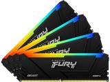128 GB = KIT 4X32GB DDR4 3600 за компютър Kingston FURY Beast Black RGB KF436C18BB2AK4/128 снимка №2 128 GB = KIT 4X32GB DDR4 3600 за компютър Kingston FURY Beast Black RGB KF436C18BB2AK4/128 снимка №2