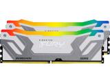 48GB = KIT 2X24GB DDR5 8400 за компютър Kingston Fury Renegade RGB White KF584CU40RWAK2-48 снимка №2