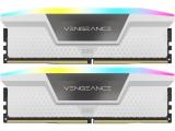 64GB = KIT 2X32GB DDR5 6000 за компютър Corsair VENGEANCE RGB White CMH64GX5M2B6000Z30W снимка №2 64GB = KIT 2X32GB DDR5 6000 за компютър Corsair VENGEANCE RGB White CMH64GX5M2B6000Z30W снимка №2