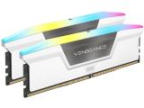 32 GB = KIT 2X16GB DDR5 6400 за компютър Corsair VENGEANCE RGB White CMH32GX5M2B6400Z36W снимка №2